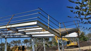 Roof Edge Rail for Industrial and Commermcial Construction