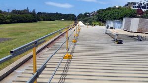 Commercial Construction Roof Safety Rail