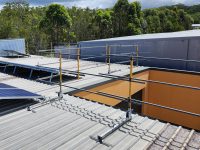 Commercial Roofing Safety Rail